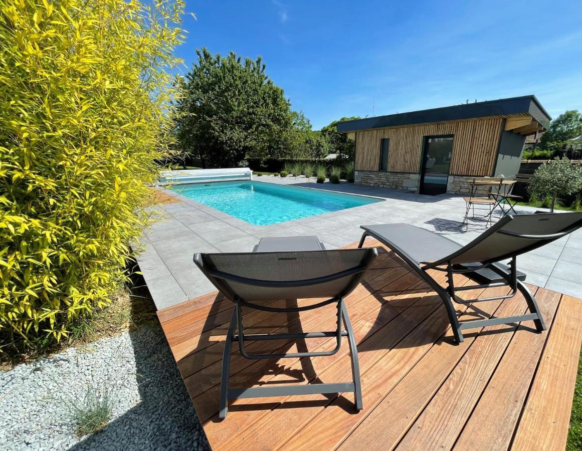 Sejour Detente - Appart'Hotel N 1 Avec Jaccuzi, Piscine Et Petit-Dejeuner Chouzelot Buitenkant foto